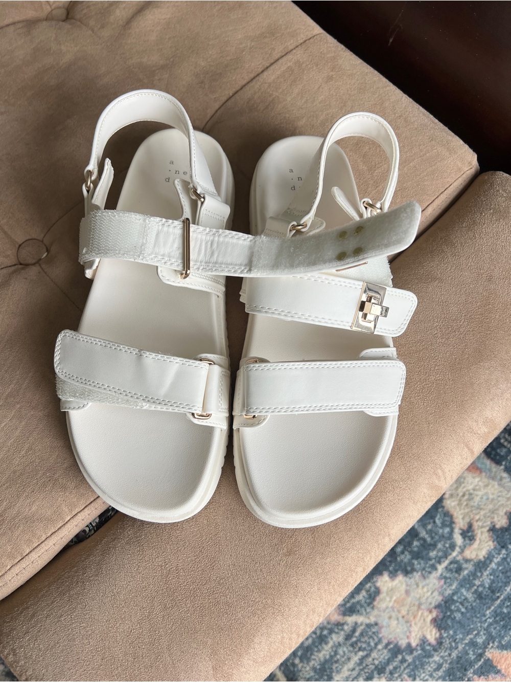 a new day White Adjustable Strap Women’s Sandals